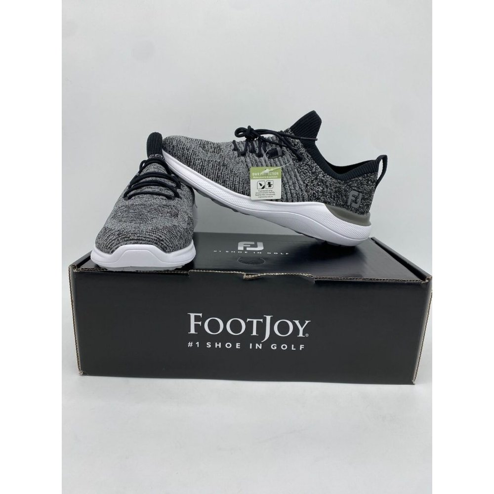 Footjoy Fj Shoes Women's 9.5 Black/Charcoal Flex Xp Golf Golfer 95336 Ladies New
